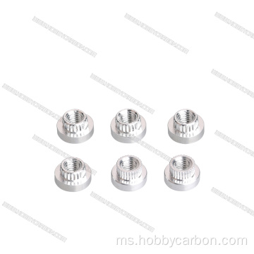 Ebay M3 Aluminium Press Nut dengan warna yang berbeza